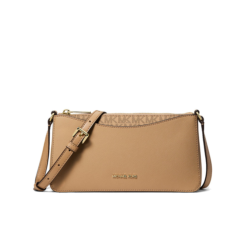 Michael Kors Women's Arden Medium Crossbody Bag Camel