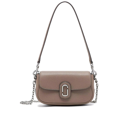 Marc Jacobs Women's The Pebble Clover Shoulder Bag Cement