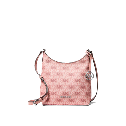 Michael Kors Women's Maya Small Signature Logo Crossbody Bag Sunset Rose