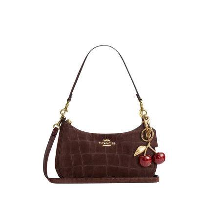 Coach Women's Soft Teri Shoulder Bag Gold/Maple