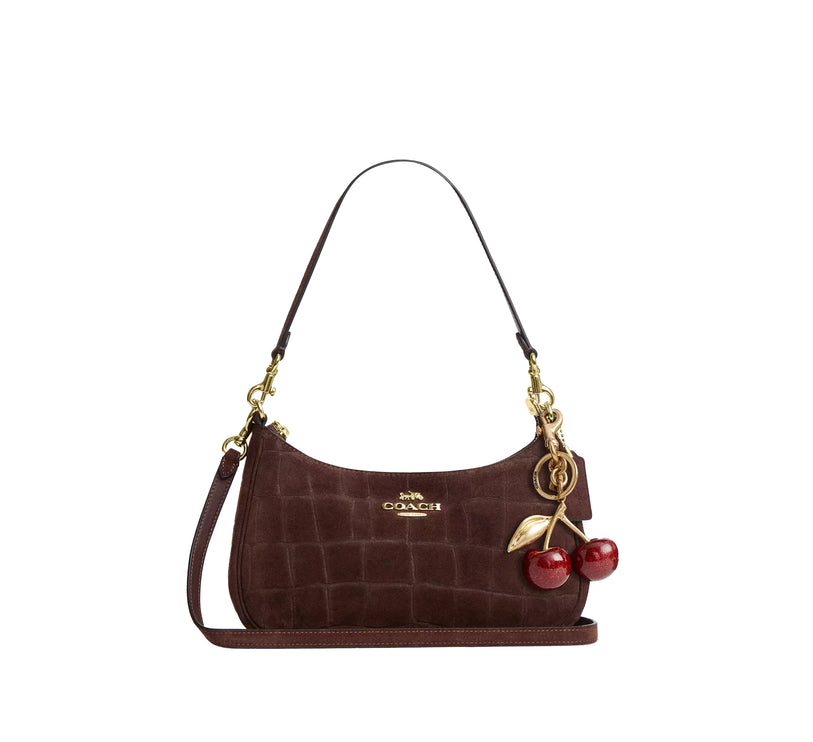 Coach Women's Soft Teri Shoulder Bag Gold/Maple
