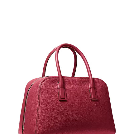 Michael Kors Women's Ashton Medium Satchel Bag Maroon