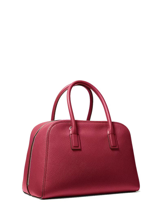 Michael Kors Women's Ashton Medium Satchel Bag Maroon