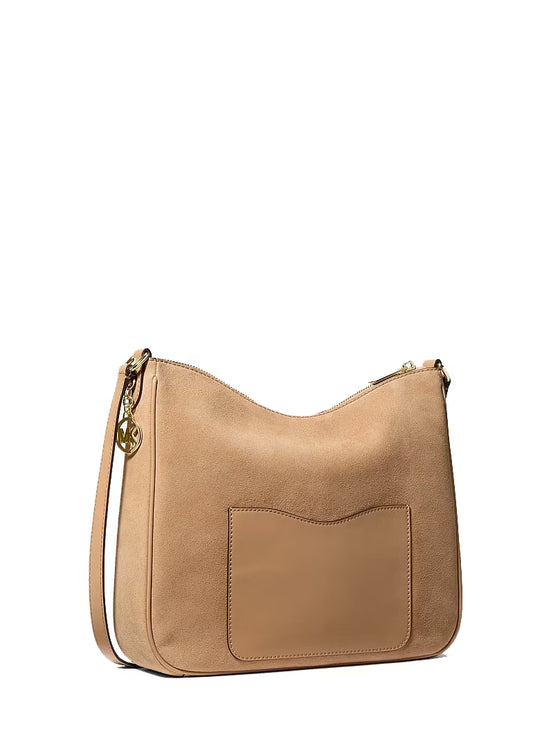 Michael Kors Women's Nayla Medium Messenger Bag Camel/Gold