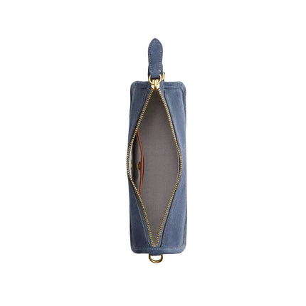 Coach Women's Waverly Bag Suede/Brass/Light Denim