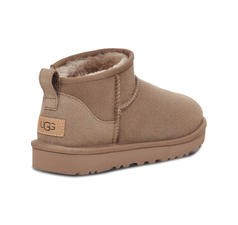 UGG Classic Ultra Mini kadın botu, kahverengi (caribou) süet