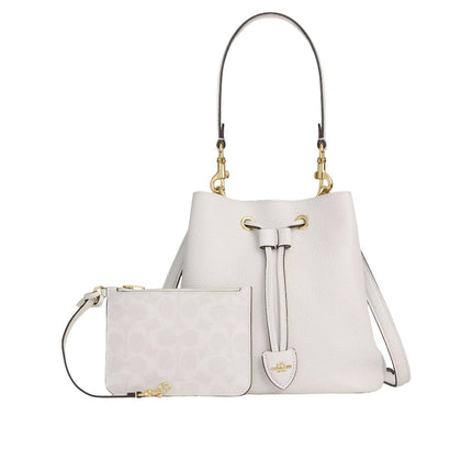 Coach Women's Rowan Bucket Bag Gold/Chalk