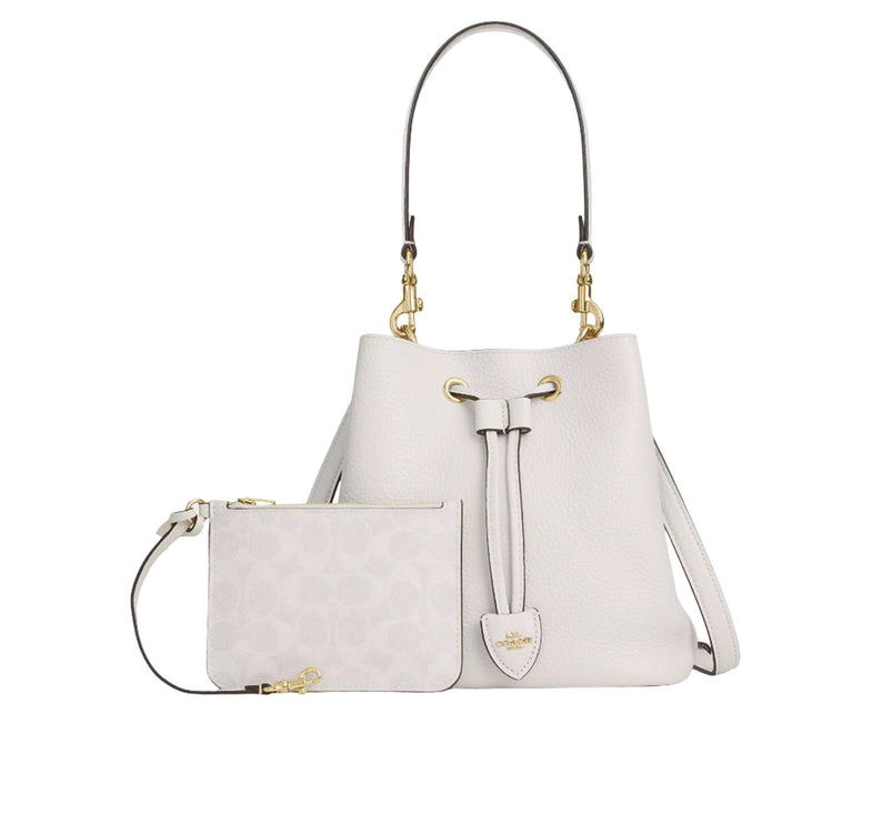 Coach Women's Rowan Bucket Bag Gold/Chalk