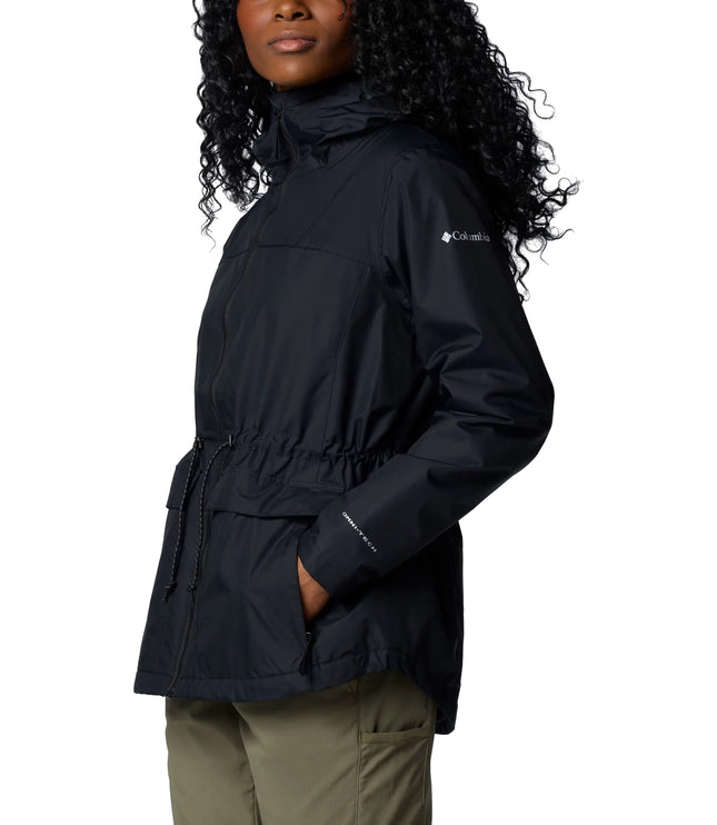 Columbia Women's Sweet Creek II Lined Rain Jacket Black