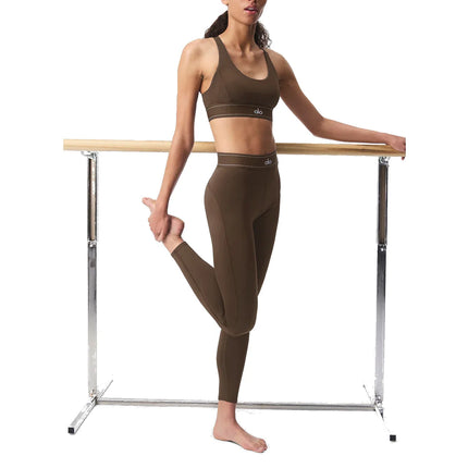 alo Women's Airlift High-Waist Suit Up Legging Espresso