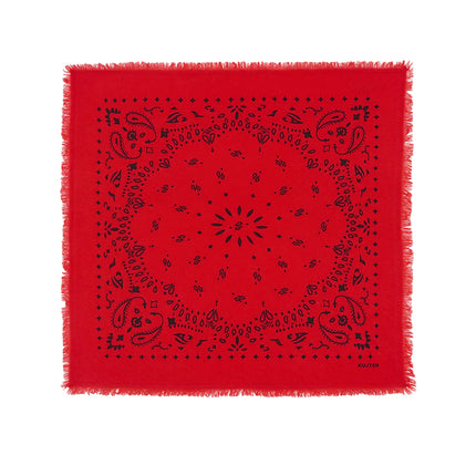 KUJTEN Women's Small Bandana Hachi Coral Red
