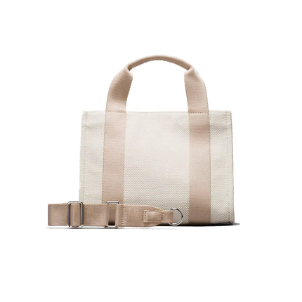 lululemon Women's Two-Tone Canvas Mini Tote Bag 4.5L Mojave Tan/Light Ivory