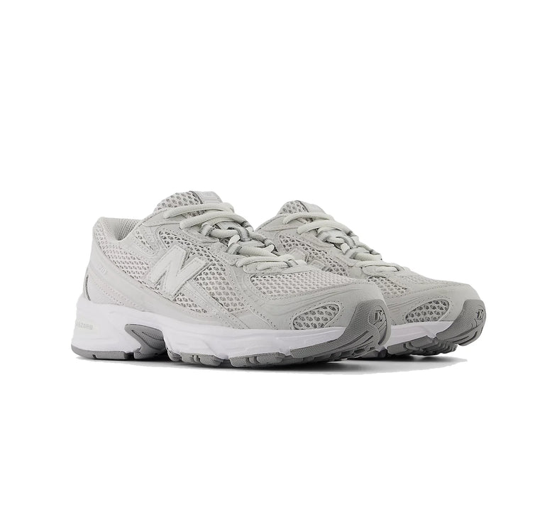 New Balance Grade School 740 Grey Matter with White GR740GS