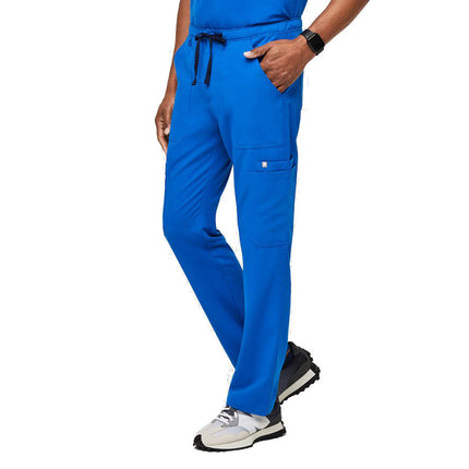 FIGS Men's Cairo Cargo Scrub Pants Royal Blue