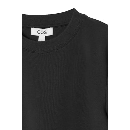 COS Women's Clean Cut Regular Long Sleeved T-Shirt Black