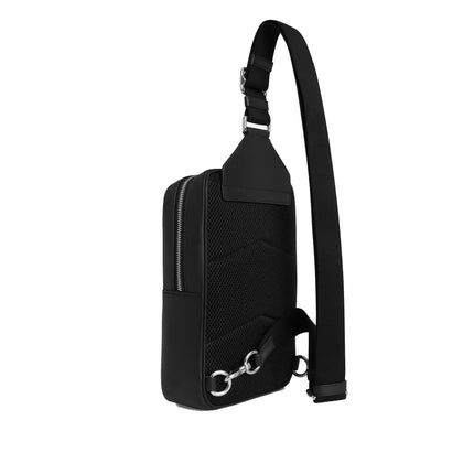 Coach Unisex Ray Pack 17 In Signature Canvas Silver/Black Signature