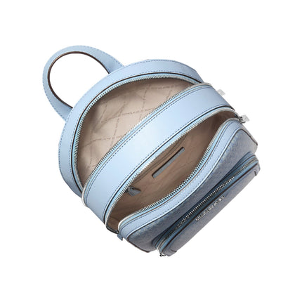 Michael Kors Women's Jaycee Medium Ombré Signature Logo Backpack Light Sky