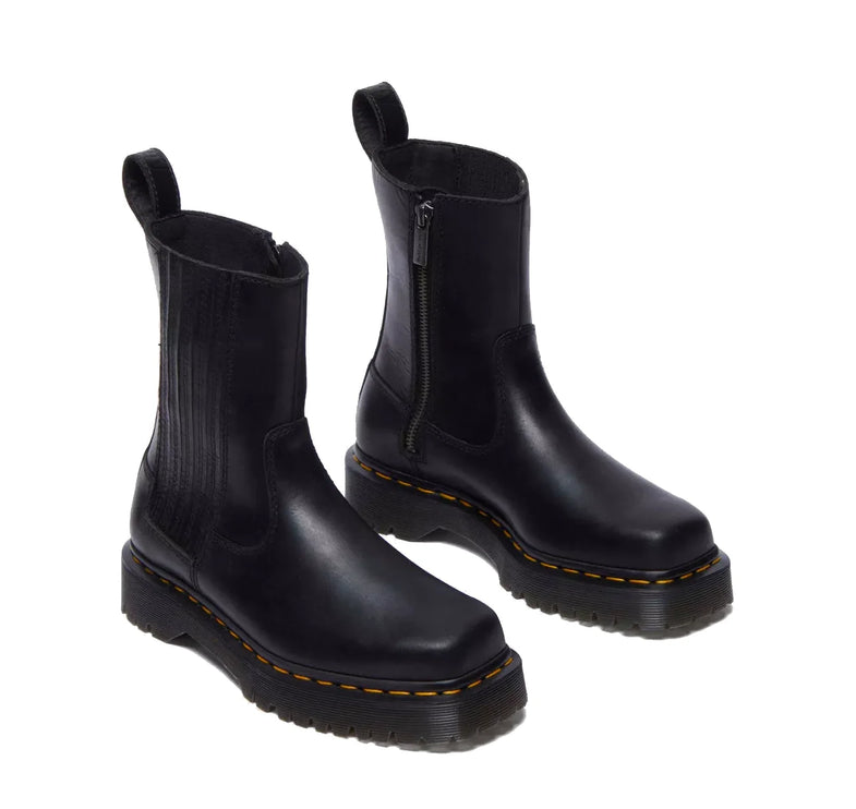 Dr. Martens Women's Amaayah Lo Leather Boots Black