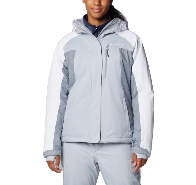 Columbia Women's Snowy Summit Insulated Jacket Cirrus Grey/Tradewinds Grey/White Dbby