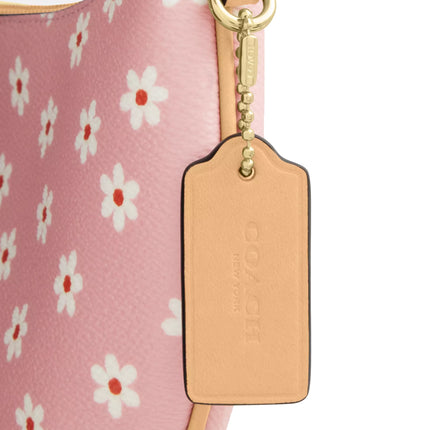 Coach Women's Mini Payton Bag With Floral Print Gold/Pink Multi