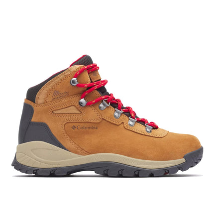 Columbia Women’s Newton Ridge Plus Waterproof Amped Hiking Boot Elk/Mountain Red