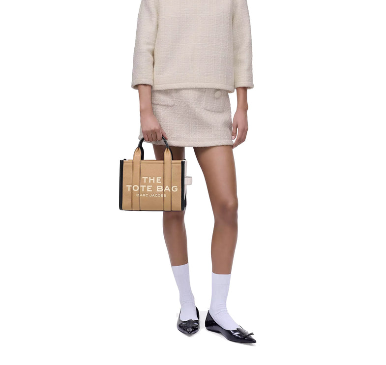 Marc Jacobs Women's The Colorblock Small Tote Bag Camel Multi