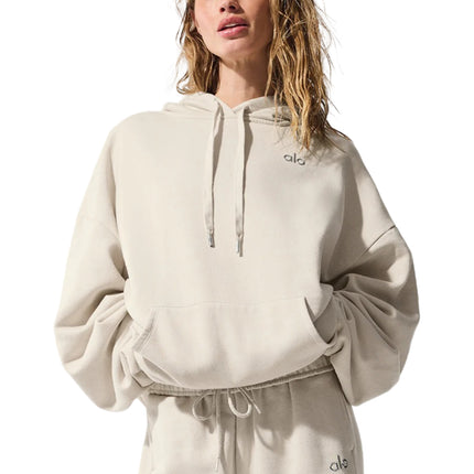 alo Women's Accolade Hoodie Bone