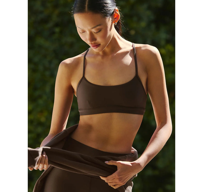 alo Women's Airlift Intrigue Bra Espresso