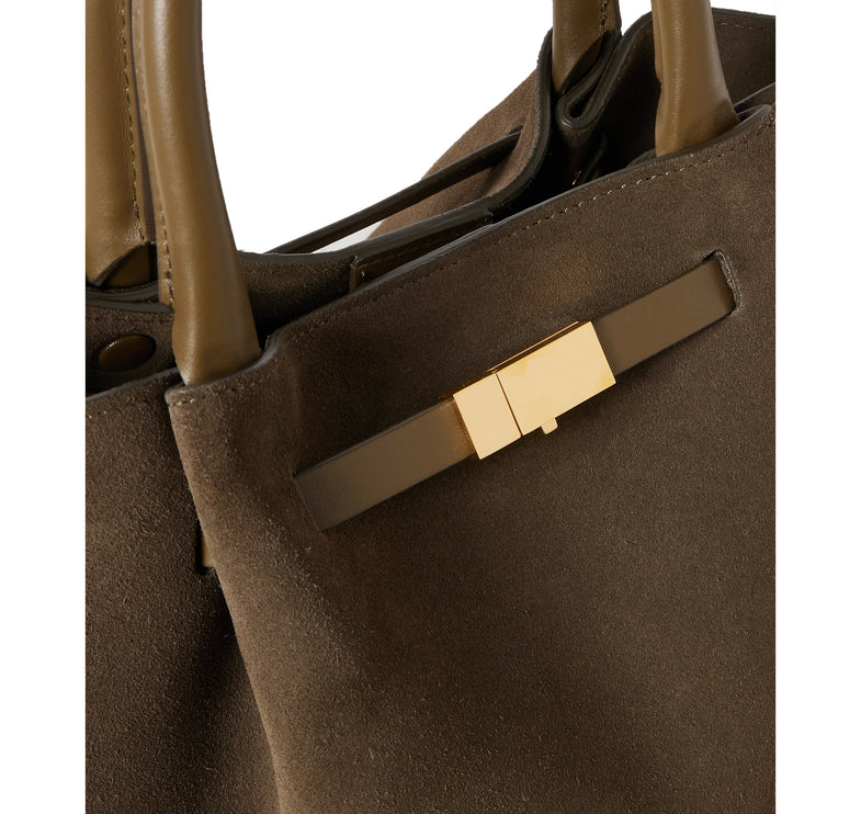 DeMellier London Women's The Midi New York Green Suede