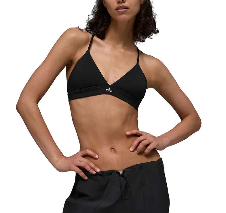 alo Women's Splendor Bra Black