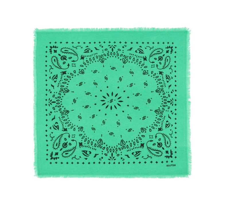 KUJTEN Women's Small Bandana Hachi Summer Green