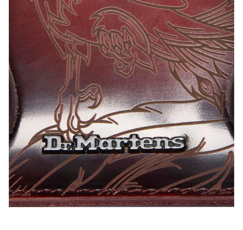 Dr. Martens 7 Inch Phoenix Arcadia Leather Satchel Cherry Red