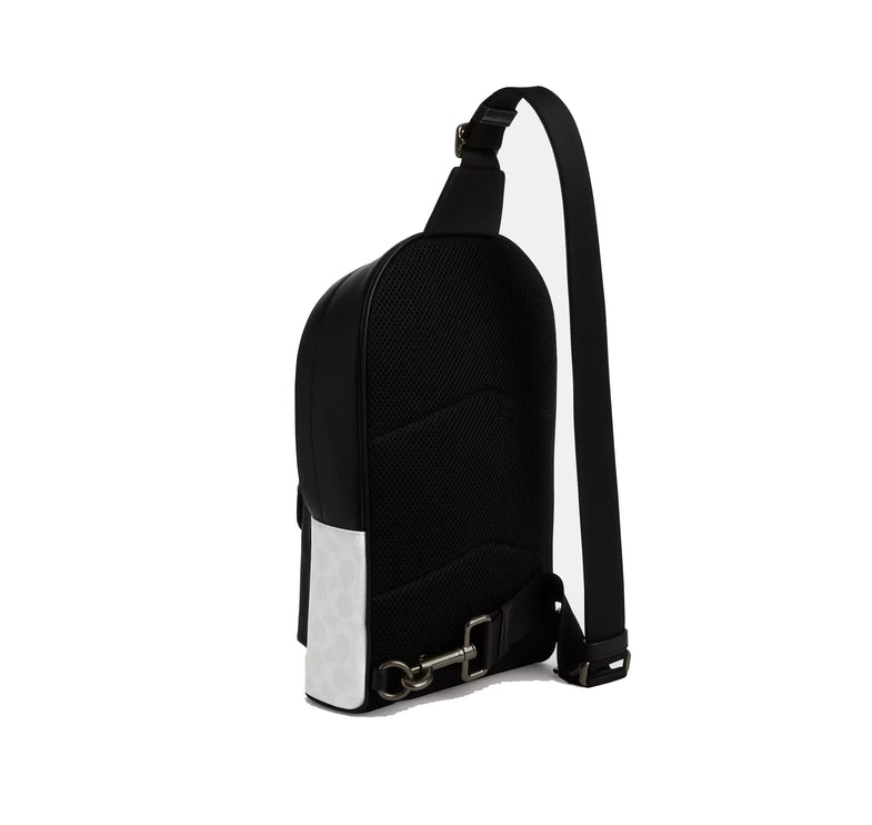 Coach Women's West Pack In Signature Canvas Gunmetal/Chalk/Black