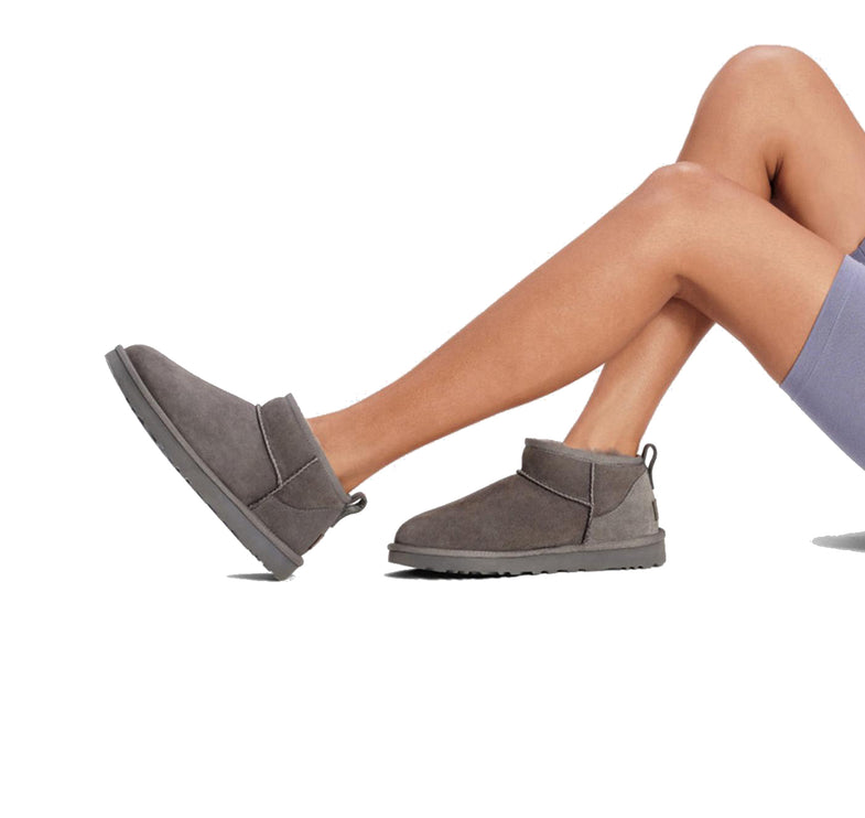 UGG Women's Classic Ultra Mini Boots Grey