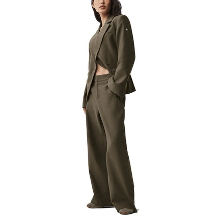 alo Women's Cinch Blazer Olive Tree