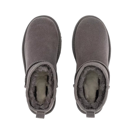 UGG Women's Classic Ultra Mini Boots Grey