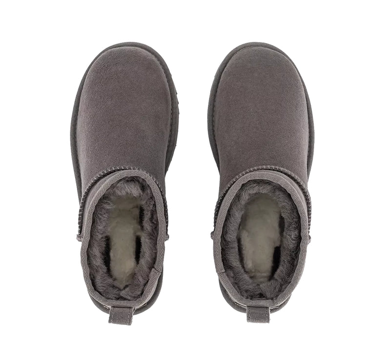 UGG Women's Classic Ultra Mini Boots Grey