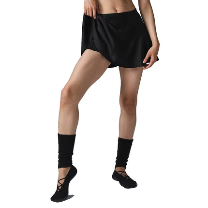 alo Women's Airlift Down The Line Tennis Skirt Black