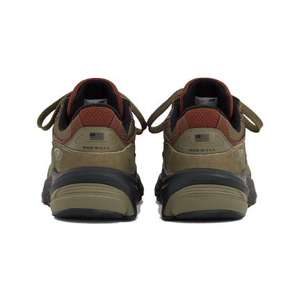 New Balance Unisex Made in USA 990v6 Dark Camo with Rich Oak and Black Cement U990CA6