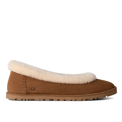 UGG Women's Zora Ballet Flat Chestnut
