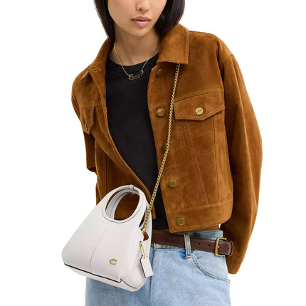 Coach Women's Lana Shoulder Bag 19 Brass/Chalk