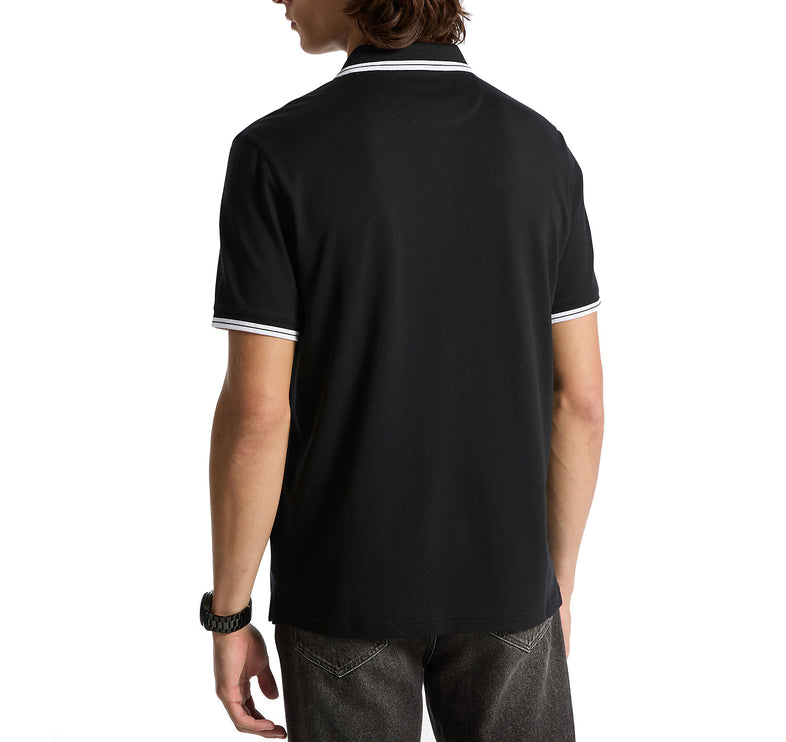 Michael Kors Men's Greenwich Cotton Polo Shirt Black