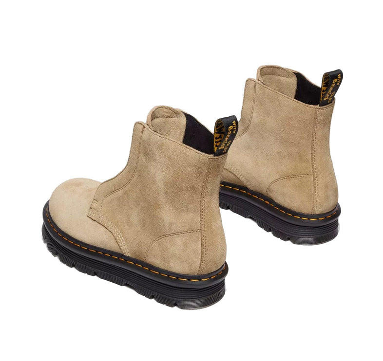 Dr. Martens Unisex Zebzag Laceless Tan/Suede