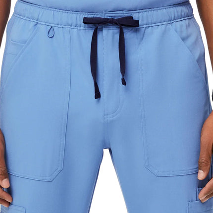 FIGS Men's Cairo Cargo Scrub Pants Ceil Blue