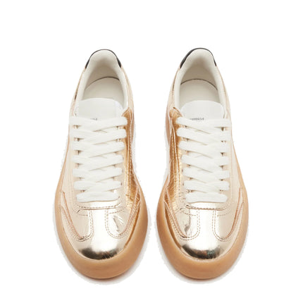 Steve Madden Women's TUX Gold Low-Top Sneakers Gold