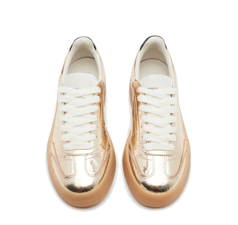 Steve Madden Women's TUX Gold Low-Top Sneakers Gold