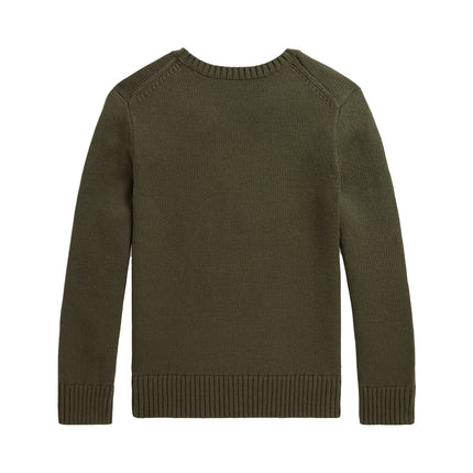 Polo Ralph Lauren Boy's Polo Bear Sweater Cruise Olive