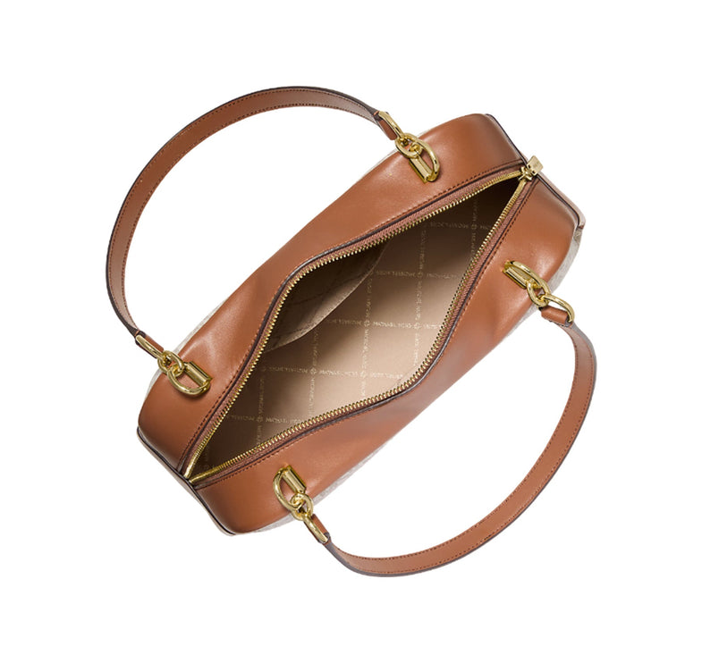 Michael Kors Women's Cecily Medium Signature Logo Shoulder Bag Vanilla