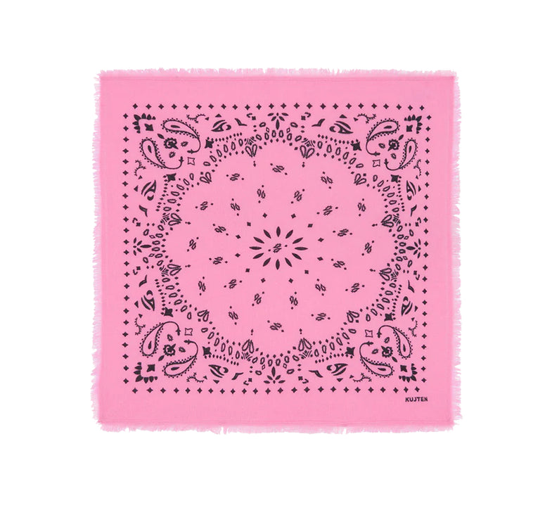 KUJTEN Women's Small Bandana Hachi Bubble Pink