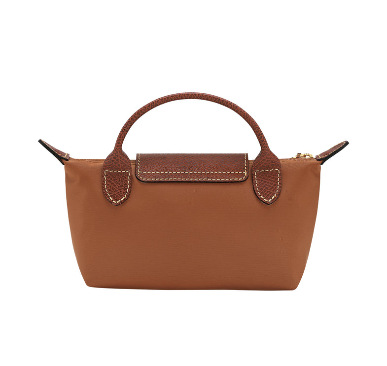 Longchamp Women's Le Pliage Original Pouch With Handle Cognac